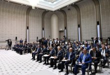 Президент Ильхам Алиев и Президент Шавкат Мирзиёев выступили с заявлениями для прессы (ФОТО/ВИДЕО)