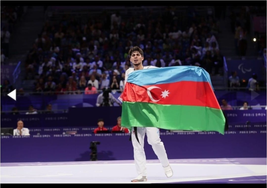 Первый вице-президент Мехрибан Алиева поздравила Сабира Зейналова, завоевавшего бронзовую медаль на Паралимпийских играх (ФОТО)