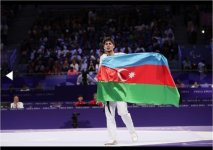 Первый вице-президент Мехрибан Алиева поздравила Сабира Зейналова, завоевавшего бронзовую медаль на Паралимпийских играх (ФОТО)