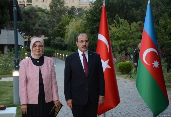 В посольстве Турции в Азербайджане проходит мероприятие по случаю 30 августа - Дня Победы (ФОТО)