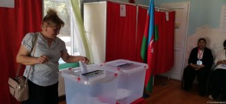 В Абшеронском районе наблюдается активность избирателей (ФОТО)