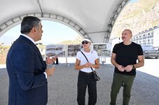 Президент Ильхам Алиев и Первая леди Мехрибан Алиева ознакомились со строительными работами в Лечебно-рекреационном комплексе «Истису» (ВИДЕО/ФОТО)