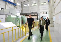 Президент Ильхам Алиев и Первая леди Мехрибан Алиева приняли участие в открытии гидроэлектростанции «Юхары Венг» на реке Тертер в Кяльбаджарском районе (ВИДЕО/ФОТО)