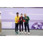 Первый вице-президент Мехрибан Алиева поздравила Ламию Велиеву, завоевавшую золотую медаль на Паралимпийских играх (ФОТО)