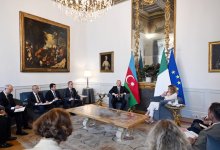В Риме состоялась встреча Президента Азербайджана Ильхама Алиева с председателем Совета министров Италии Джорджей Мелони (ВИДЕО/ФОТО)