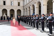 В Риме состоялась встреча Президента Азербайджана Ильхама Алиева с председателем Совета министров Италии Джорджей Мелони (ВИДЕО/ФОТО)