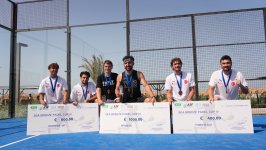 В Баку определились победители международного турнира по падел-теннису (ФОТО)