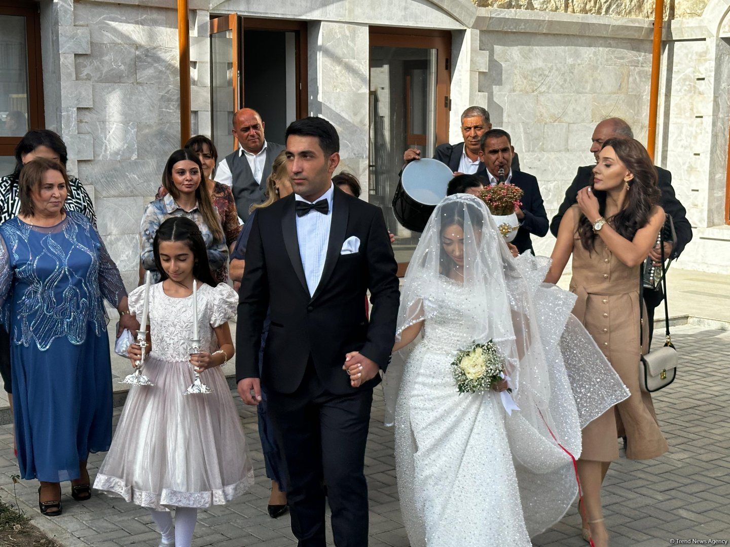 В городе Шуша проходит первая за 32 года свадебная церемония (ФОТО)
