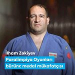 Первый вице-президент Мехрибан Алиева поздравила Ильхама Закиева, завоевавшего бронзовую медаль на Паралимпийских играх (ФОТО)