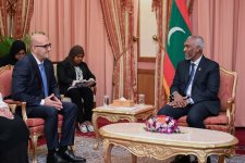 Посол Азербайджана вручил верительные грамоты Президенту Мальдив (ФОТО)