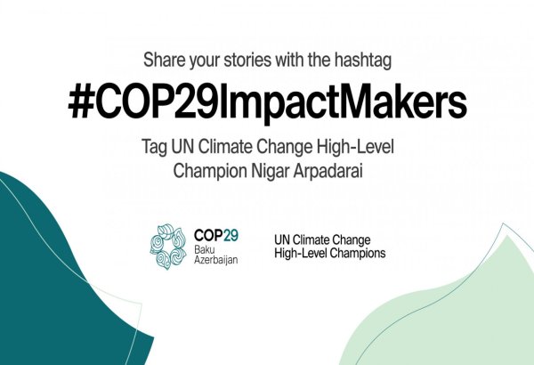 Дан старт глобальной кампании "Impact Makers" в рамках COP29