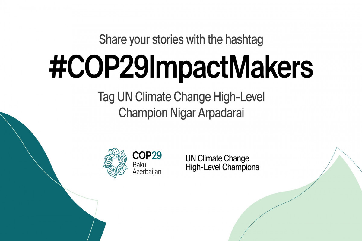 Дан старт глобальной кампании "Impact Makers" в рамках COP29
