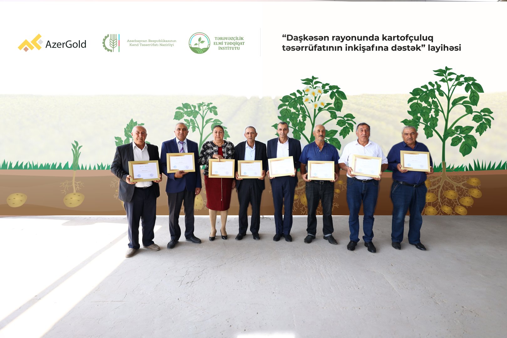 Проект «Поддержка развития картофелеводства в Дашкесанском районе», реализуемый ЗАО «AzerGold», успешно завершен (ВИДЕО/ФОТО)