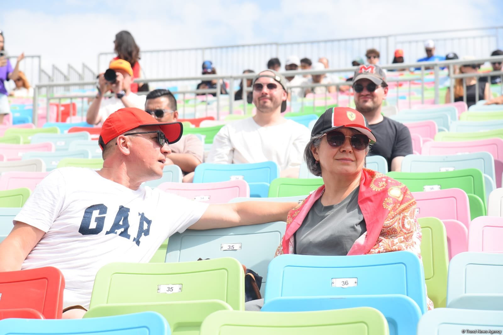 Яркие моменты соревнований "Формулы-1" в Баку (Фоторепортаж)