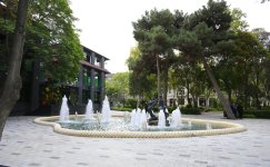 Президент Ильхам Алиев ознакомился с условиями, созданными в саду «Хагани» и на прилегающих территориях после проведенных работ по благоустройству и реконструкции (ВИДЕО/ФОТО)