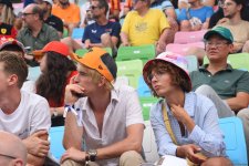 Интересные моменты со зрительских трибун  "Формулы-1" в Баку (ФОТОРЕПОРТАЖ)