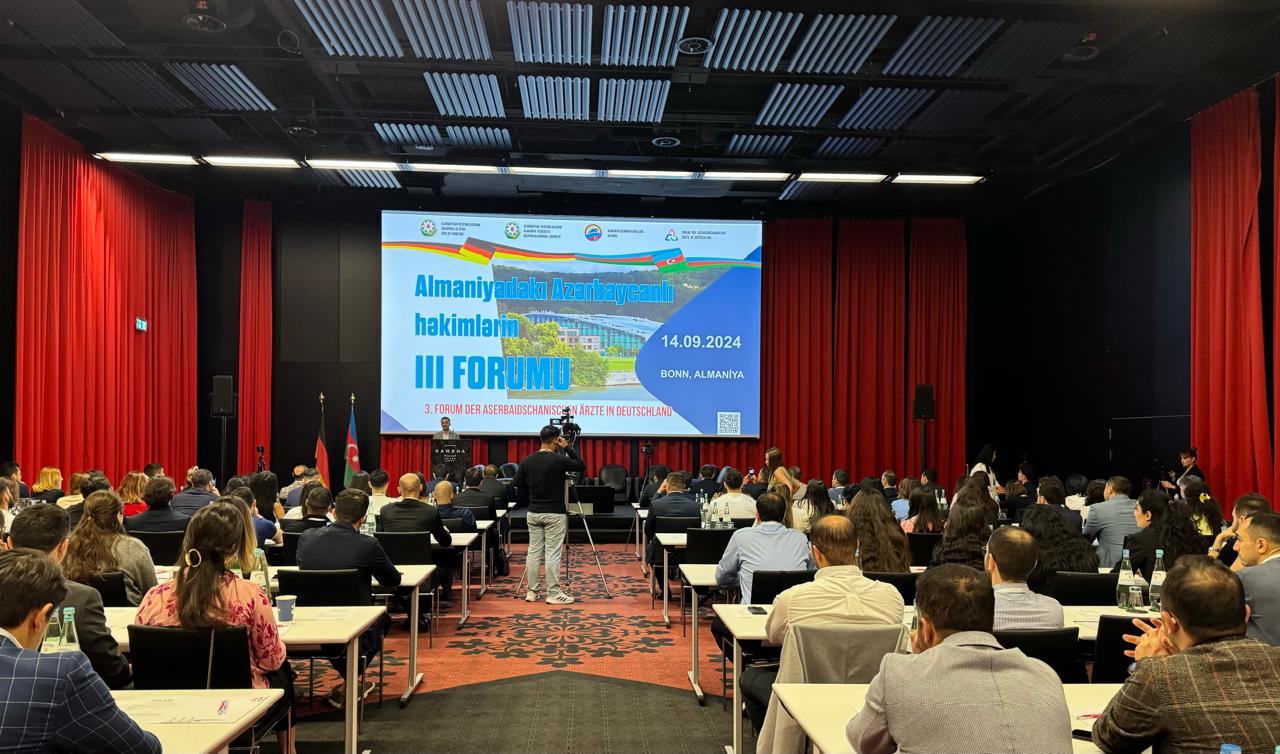 Начался III Форум азербайджанских врачей, проживающих в Германии (ФОТО)