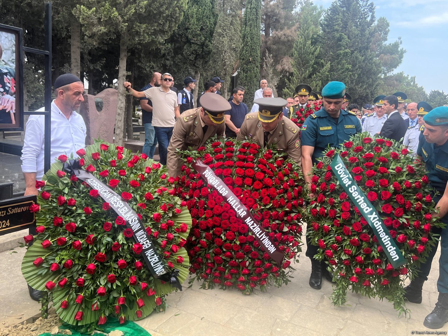 Фатма Саттарова похоронена во II Аллее почетного захоронения в Баку (ФОТО)