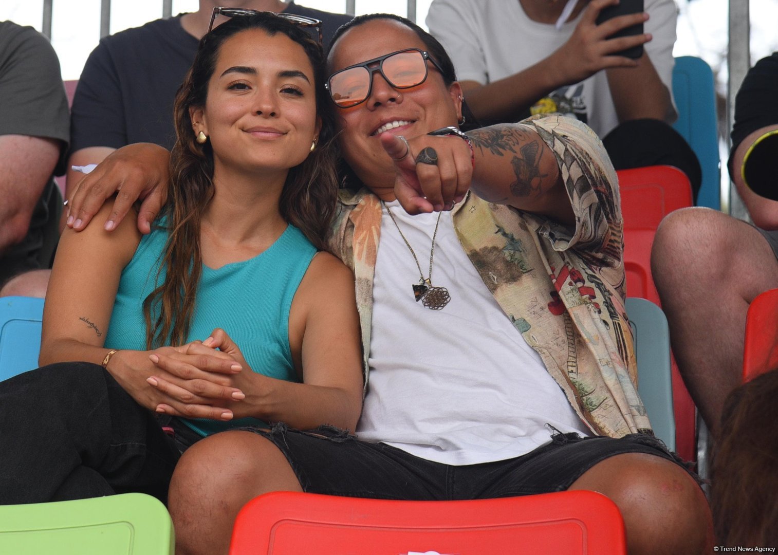 Интересные моменты со зрительских трибун  "Формулы-1" в Баку (ФОТОРЕПОРТАЖ)