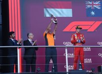 В Баку наградили победителей финальной гонки Формулы 1 (ФОТО/ВИДЕО)