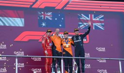 В Баку наградили победителей финальной гонки Формулы 1 (ФОТО/ВИДЕО)