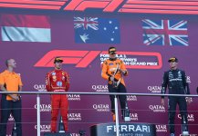 В Баку наградили победителей финальной гонки Формулы 1 (ФОТО/ВИДЕО)