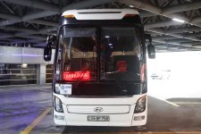 Студент Карабахского университета стал первым пассажиром автобусного рейса Баку-Шуша (ФОТО)