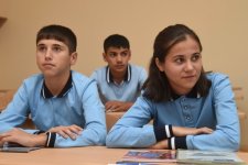 В селе Гаджигадирли Шамахинского района сдано в пользование школьное здание, построенное Фондом Гейдара Алиева (ФОТО)