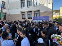 Спустя 32 года в Шуше прозвенел первый звонок (ВИДЕО/ФОТО)