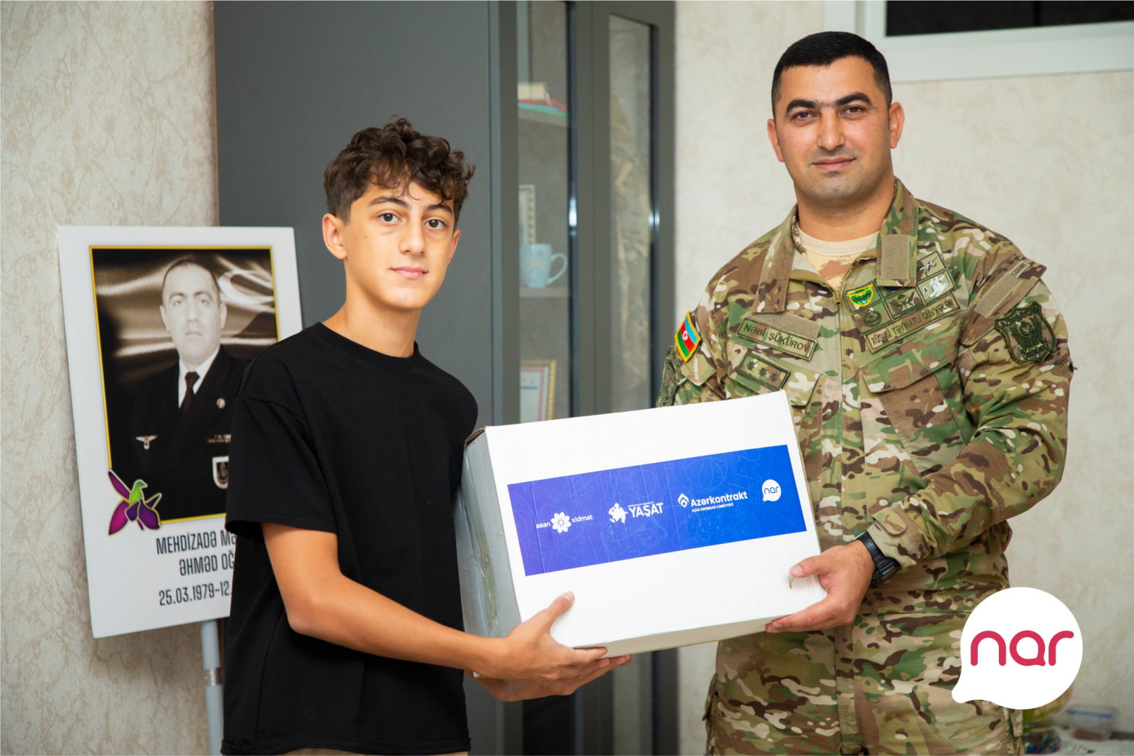 По случаю Дня знаний Nar совместно с Фондом YAŞAT поздравил детей шехидов (ФОТО)