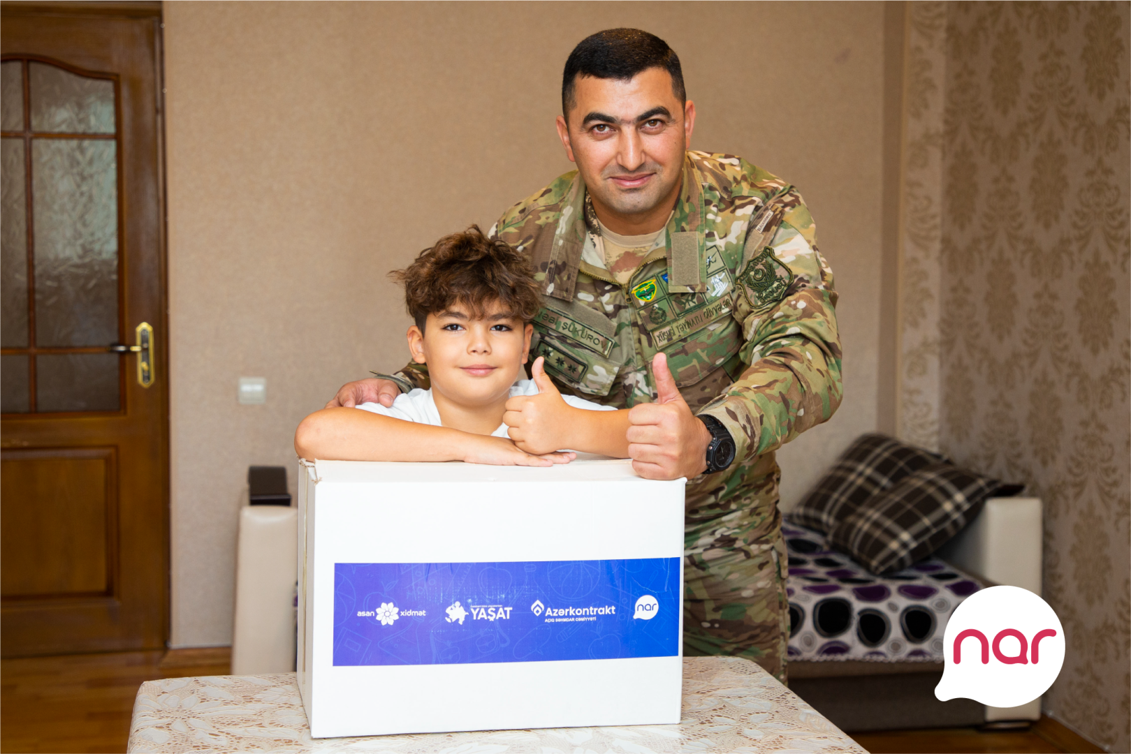 По случаю Дня знаний Nar совместно с Фондом YAŞAT поздравил детей шехидов (ФОТО)