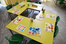 Вице-президент Фонда Гейдара Алиева Лейла Алиева приняла участие в открытии детского сада «Бабочка»
(ФОТО)