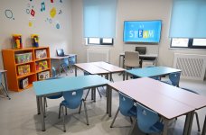 Вице-президент Фонда Гейдара Алиева Лейла Алиева приняла участие в открытии детского сада «Бабочка»
(ФОТО)