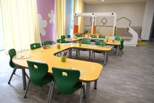 Вице-президент Фонда Гейдара Алиева Лейла Алиева приняла участие в открытии детского сада «Бабочка»
(ФОТО)