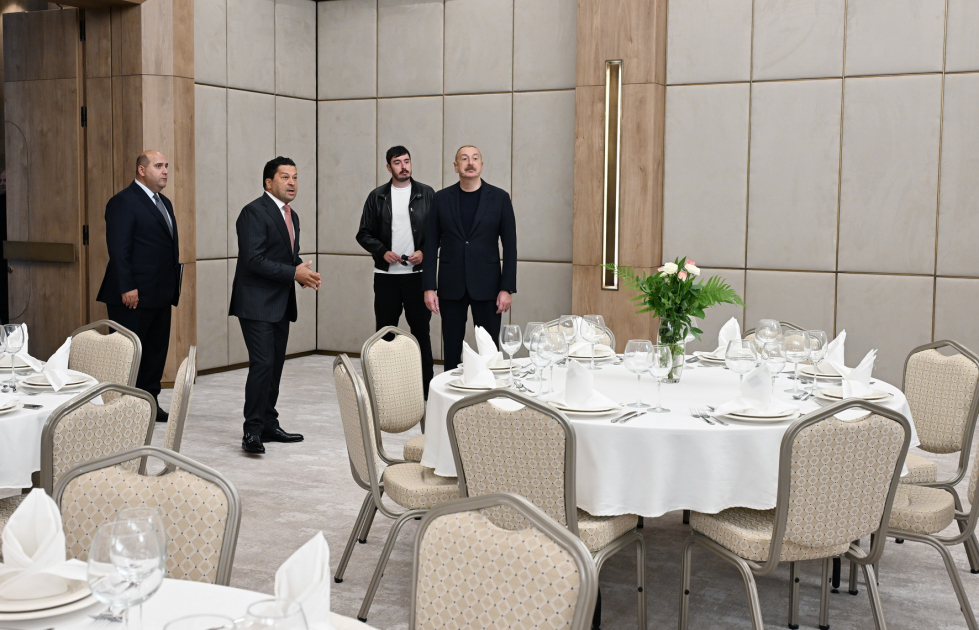 Президент Ильхам Алиев принял участие в открытии Aghdam City Hotel (ВИДЕО/ФОТО)