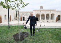 Президент Ильхам Алиев принял участие в открытии после восстановления комплекса Имарет в городе Агдам (ВИДЕО/ФОТО)