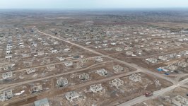 Президент Ильхам Алиев ознакомился с восстановительными работами, проводимыми в селе Хыдырлы Агдамского района (ВИДЕО/ФОТО)