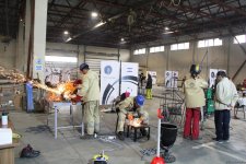 Проведен пресс-тур международного проекта Baku Steel Art 2024 – как создается уникальное искусство из металла (ФОТО)