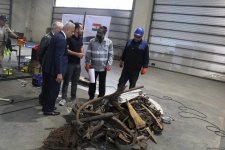 Проведен пресс-тур международного проекта Baku Steel Art 2024 – как создается уникальное искусство из металла (ФОТО)