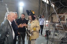 Проведен пресс-тур международного проекта Baku Steel Art 2024 – как создается уникальное искусство из металла (ФОТО)