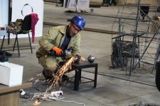 Проведен пресс-тур международного проекта Baku Steel Art 2024 – как создается уникальное искусство из металла (ФОТО)