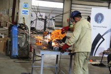 Проведен пресс-тур международного проекта Baku Steel Art 2024 – как создается уникальное искусство из металла (ФОТО)