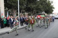 В Баку захоронены останки шехида Мубариза Мамедова, пропавшего без вести в I Карабахской войне (ФОТО)