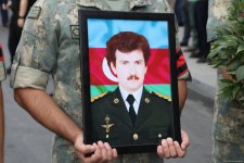 В Баку захоронены останки шехида Мубариза Мамедова, пропавшего без вести в I Карабахской войне (ФОТО)