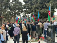 В Баку захоронены останки шехида Мубариза Мамедова, пропавшего без вести в I Карабахской войне (ФОТО)