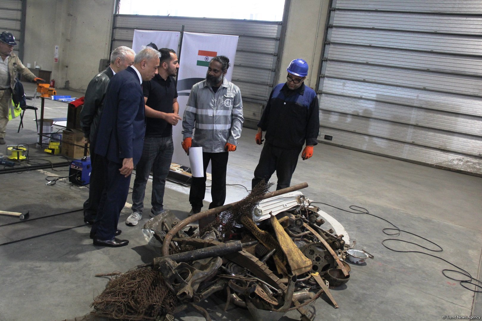 Проведен пресс-тур международного проекта Baku Steel Art 2024 – как создается уникальное искусство из металла (ФОТО)