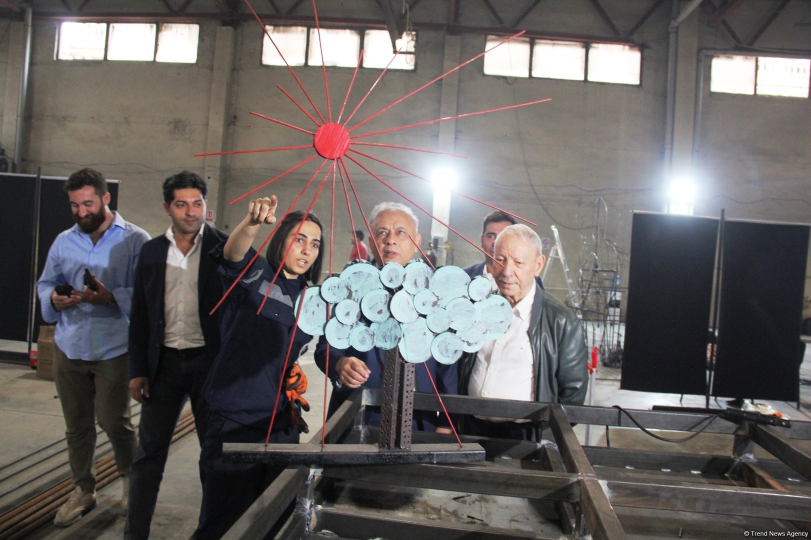 Проведен пресс-тур международного проекта Baku Steel Art 2024 – как создается уникальное искусство из металла (ФОТО)