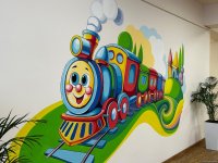 Фото- и видеокадры из открывшихся после ремонта яслей-детсада в городе Ханкенди