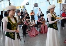 В Казахстане стартовали Дни культуры Азербайджана – праздничная церемония встречи в аэропорту (ФОТО)