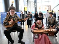 В Казахстане стартовали Дни культуры Азербайджана – праздничная церемония встречи в аэропорту (ФОТО)